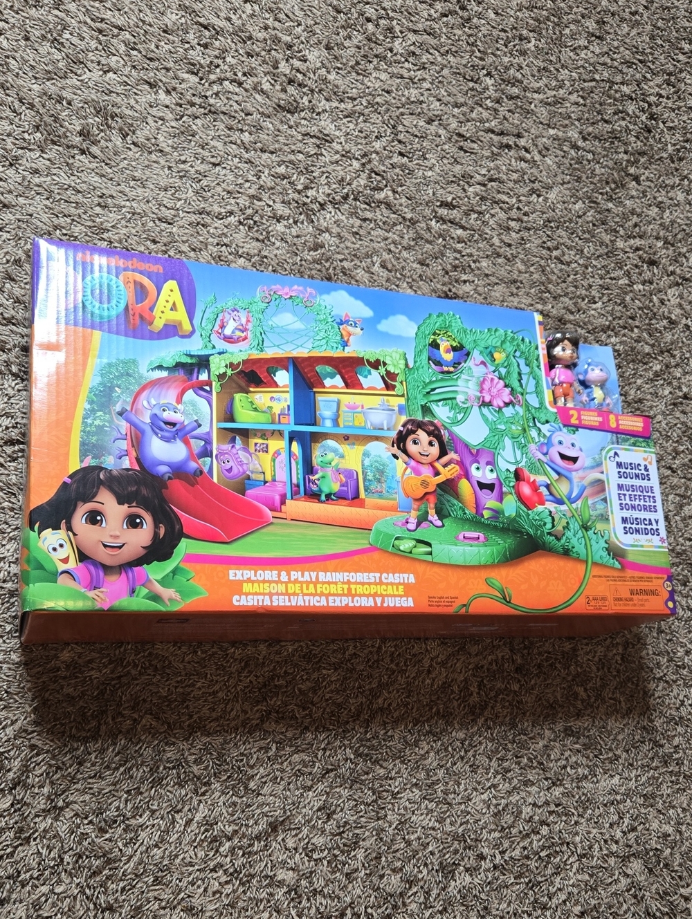 Nickelodeon Dora The Explorer Explore & Play Rainforest Casita Playset Sounds